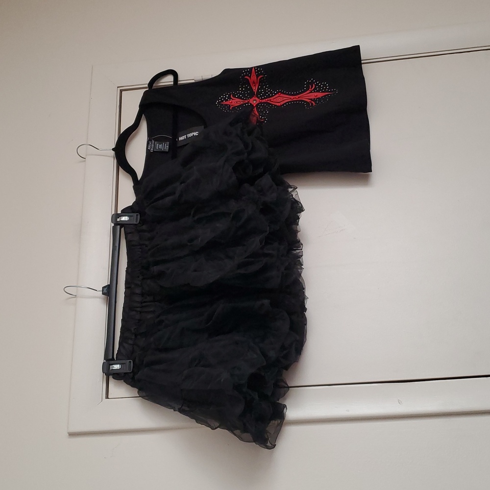 Leg Avenue's Elegant Black Layered  Tulle Petticoat Skirt - Picture 15 of 15